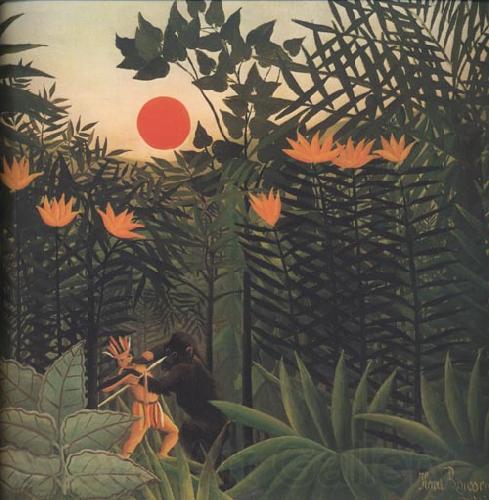 Henri Rousseau Exotic Landscape Norge oil painting art